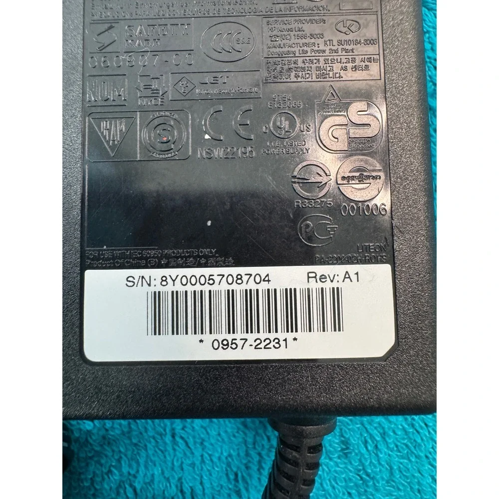 HP AC Power‎ Adapter 0957-2231 32V 16V 3-Pin Printer Charger Deskjet Officejet